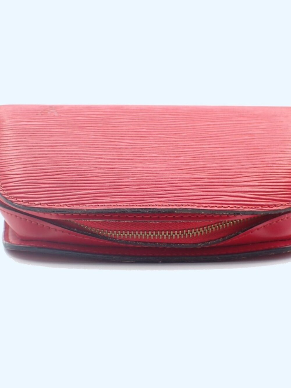 LOUIS VUITTON LV Logo Dauphine PM Pouch Bag Epi Leather Red M48447 05KC868 - Picture 5 of 14